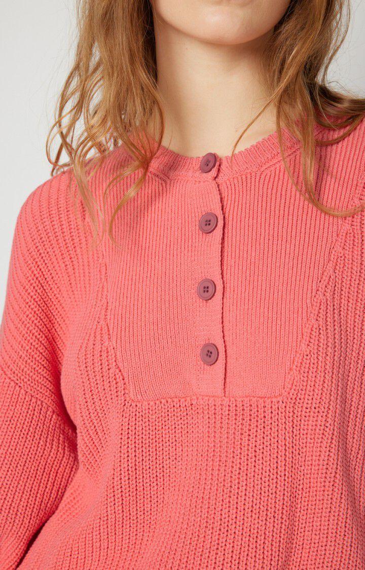 American Vintage Pull Femme Fafpark - FRAMBOISIER Manches Longues Rose - E22B