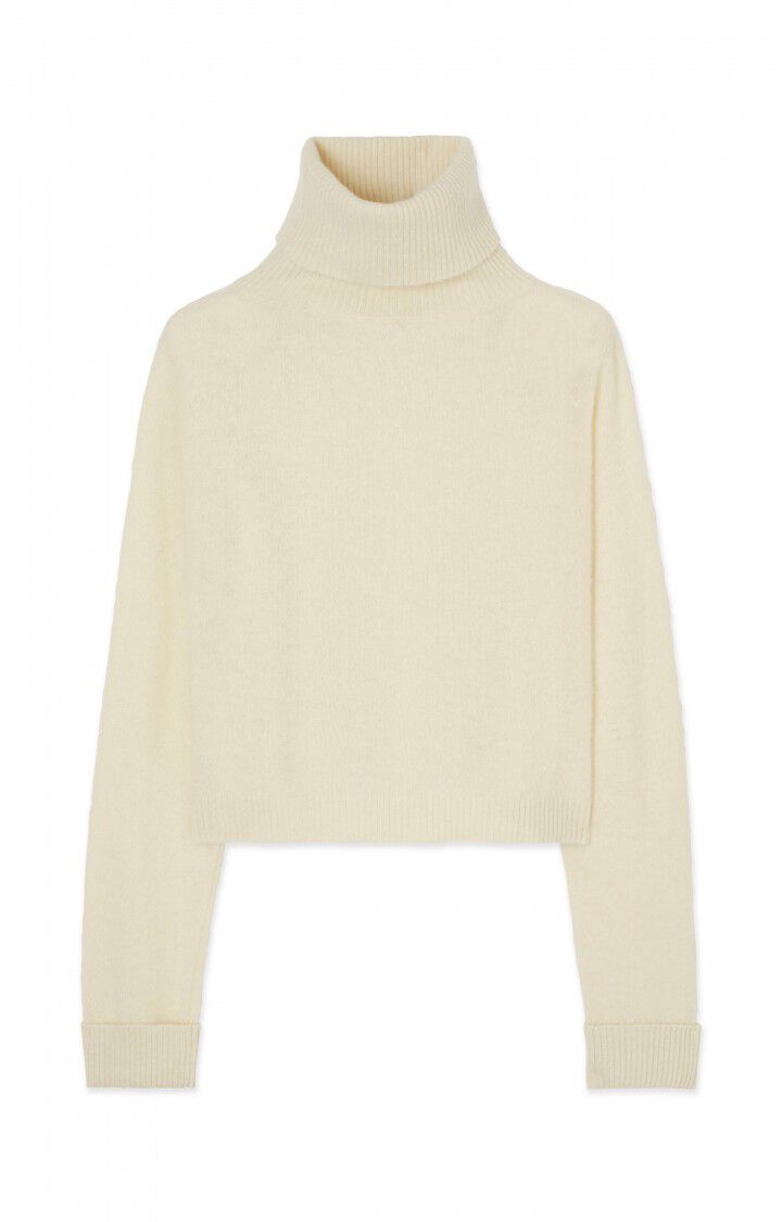 american vintage Pull femme Koptown - ECRU Manches longues Beige - H22