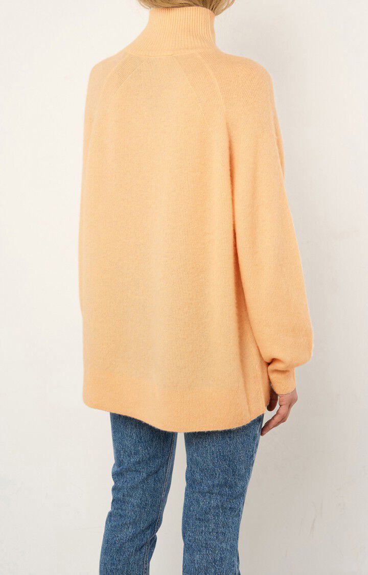 American Vintage Pull Femme Kybird - BISCUIT Manches Longues Beige - H21