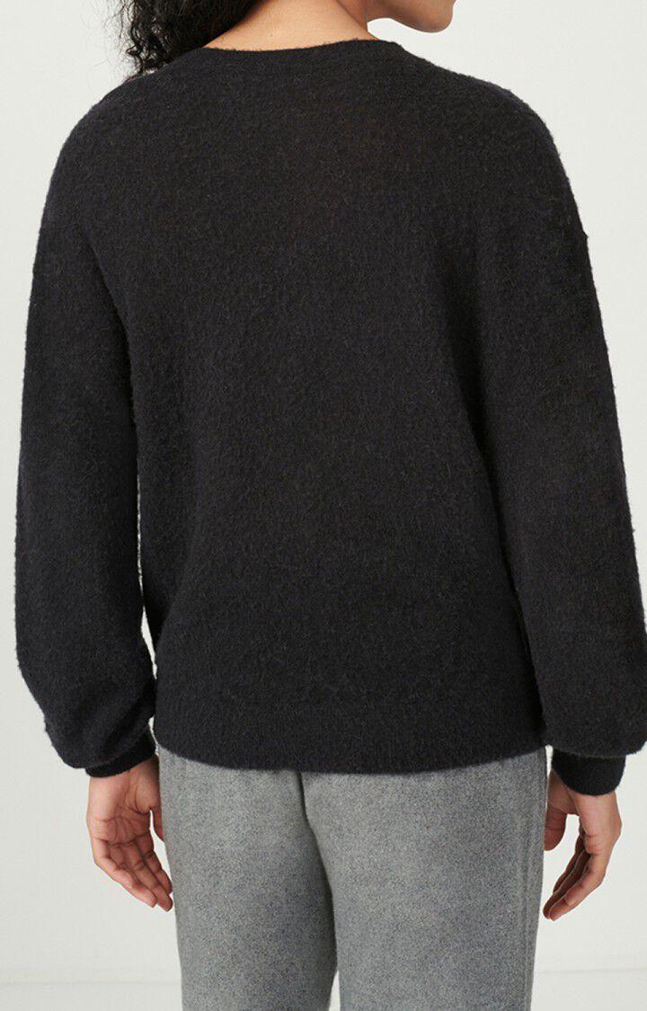 American Vintage Pull Femme Kybird - CARBONE Manches Longues Noir - H21