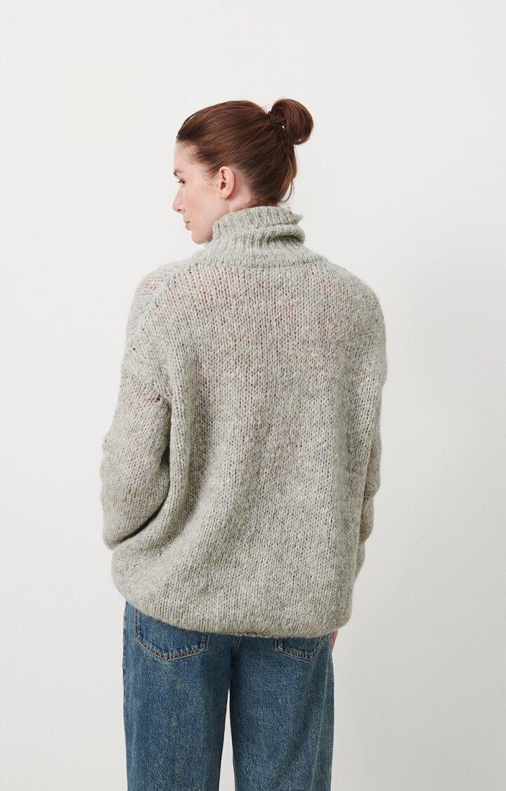 American Vintage Pull Femme Noboo - GRIS CHINE 41 Manches Longues Gris - E24