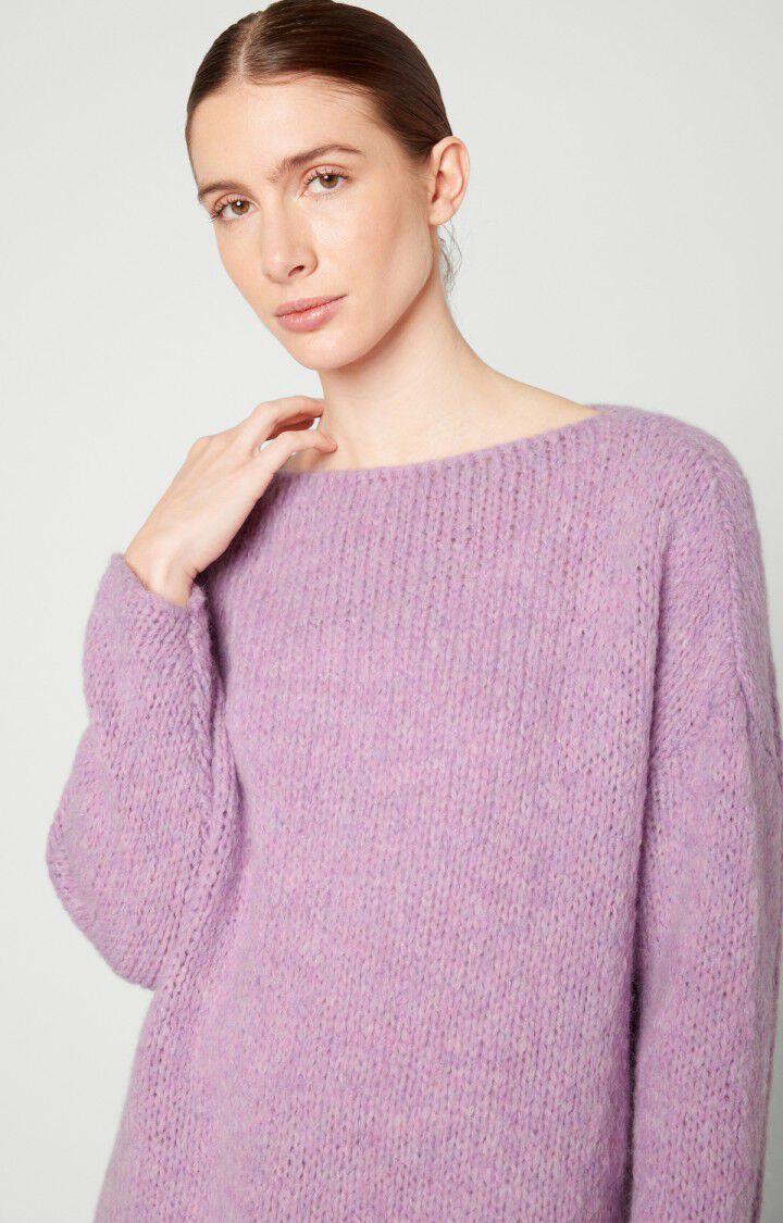 American Vintage Pull Femme Noboo - LILAS CHINE 33 Manches 7/8 Violet - H22