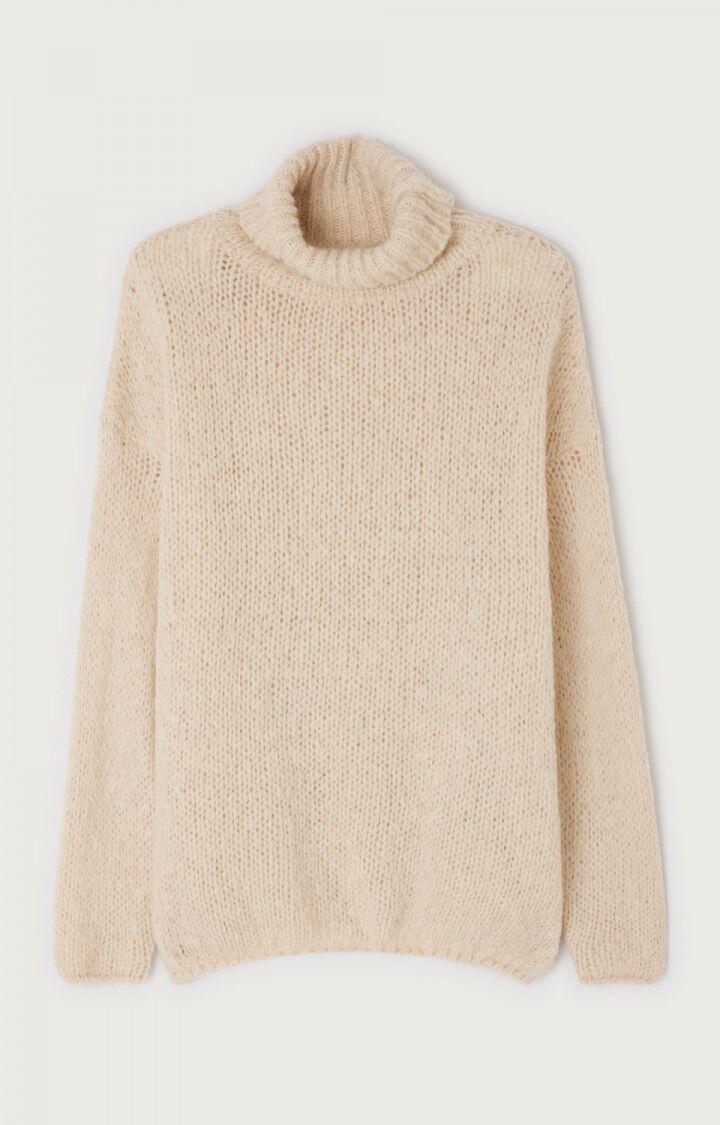american vintage Pull femme Noboo - SABLE CHINE 41 Manches longues Beige - E24