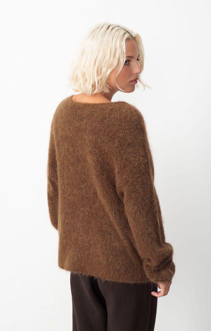 American Vintage Pull Femme Nuny - RACINE CHINE 50 Manches Longues Marron - H24
