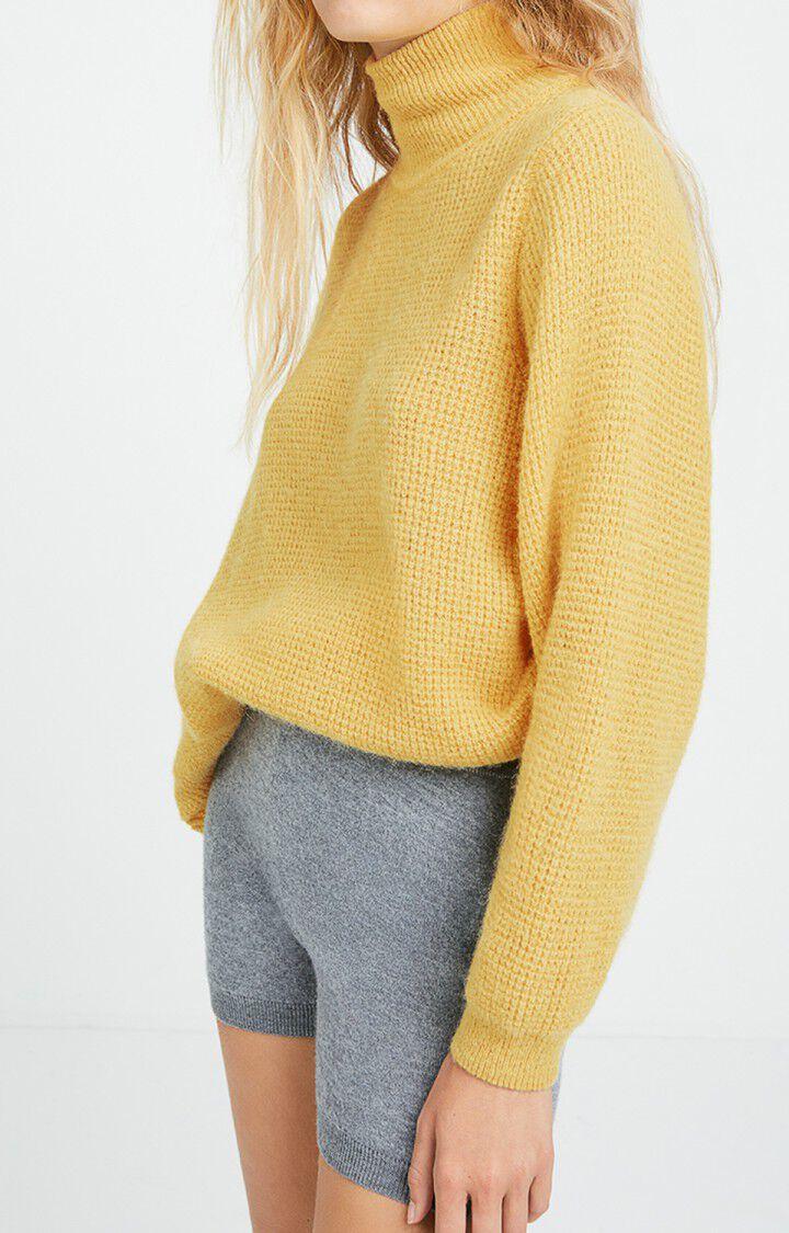 american vintage Pull femme Omobay - BLOND Manches longues Jaune - H21