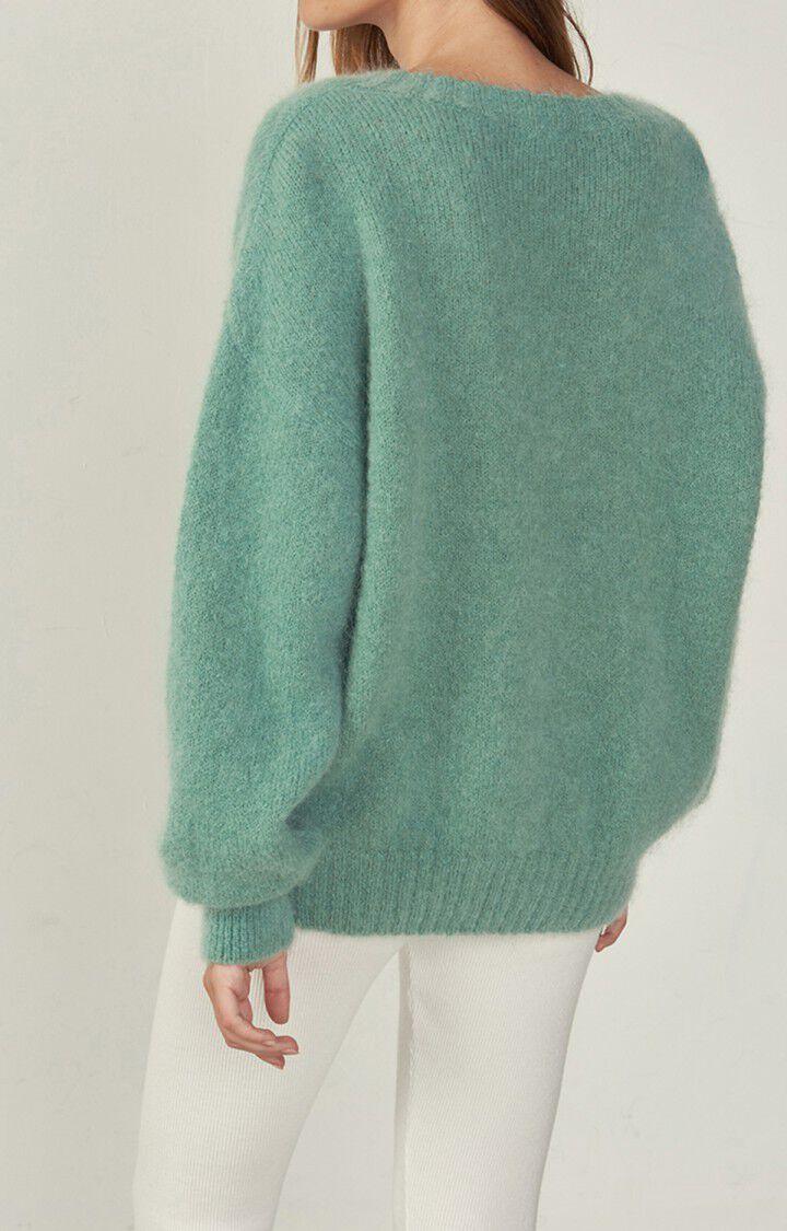 American Vintage Pull Femme Pinobery - ALOE VERA 49 Manches Longues Vert - H22