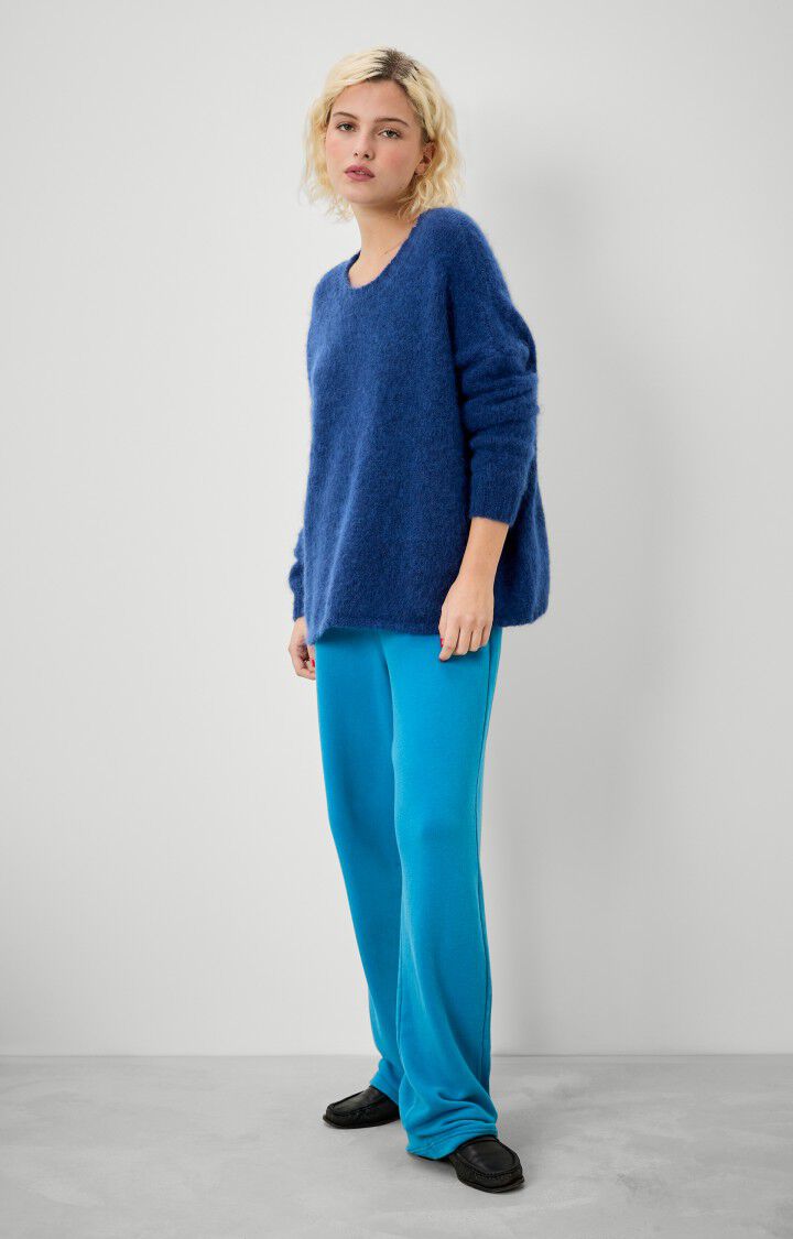 American Vintage Pull Femme Pinobery - INDIGO Bleu - E22B