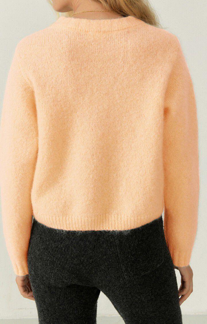 American Vintage Pull Femme Pinobery - PECHE 42 Manches 7/8 Orange - H22