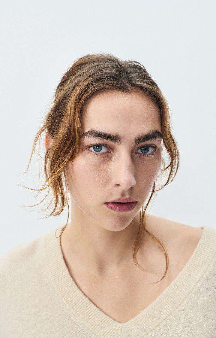 American Vintage Pull Femme Raxow - NATUREL 51 Manches Longues Beige - E25