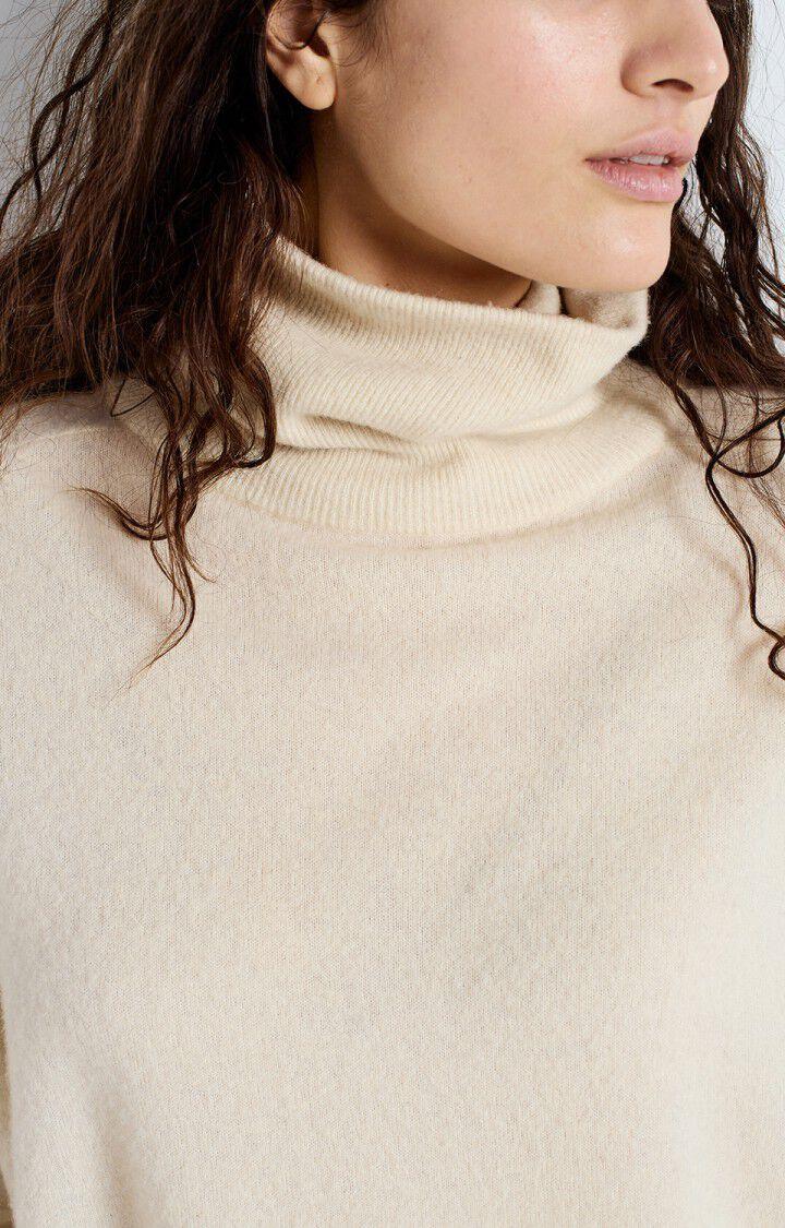 American Vintage Pull Femme Raxow - NATUREL 66 Manches Longues Beige - E25