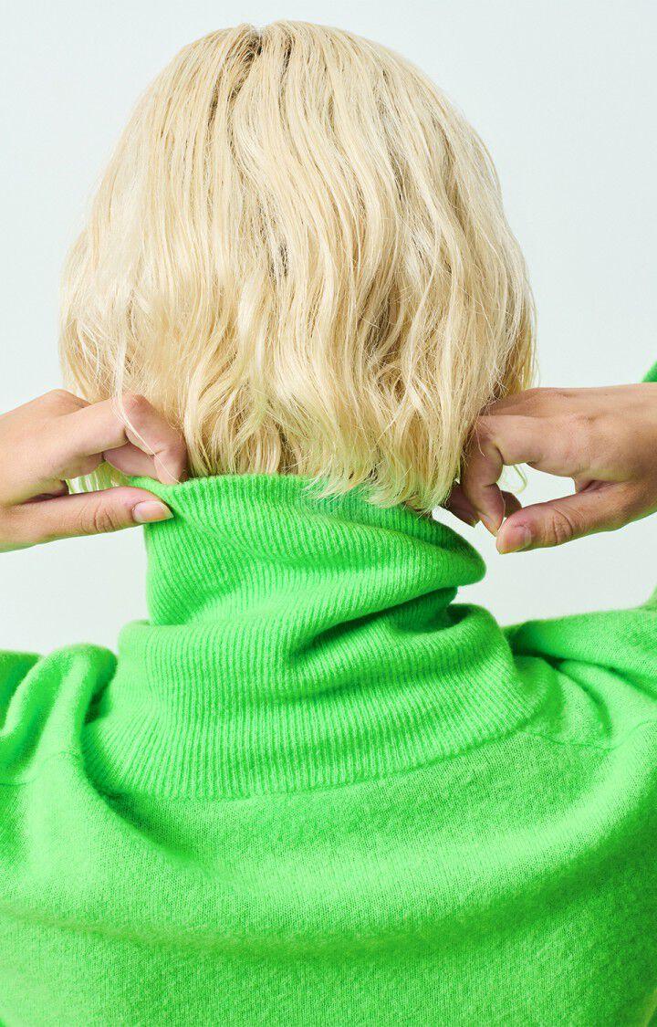 American Vintage Pull Femme Raxow - VERT FLUO 66 Manches Longues Vert - H24