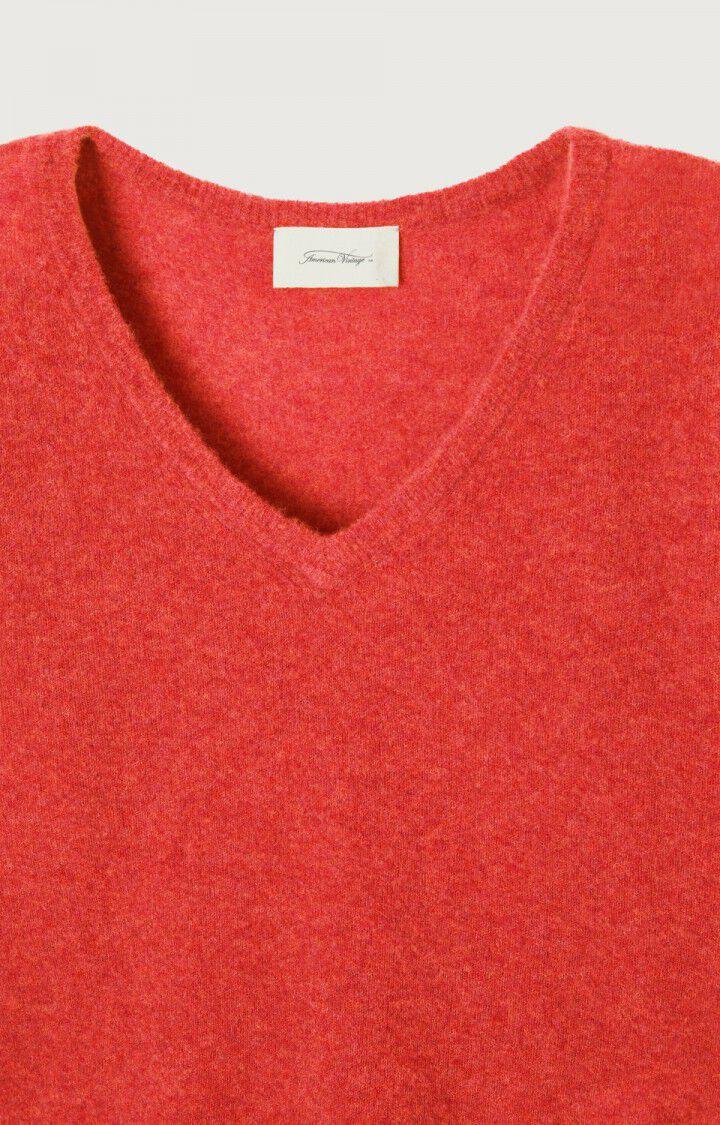 American Vintage Pull Femme Razpark - AMOUR MULTICHINE Rouge - E23B