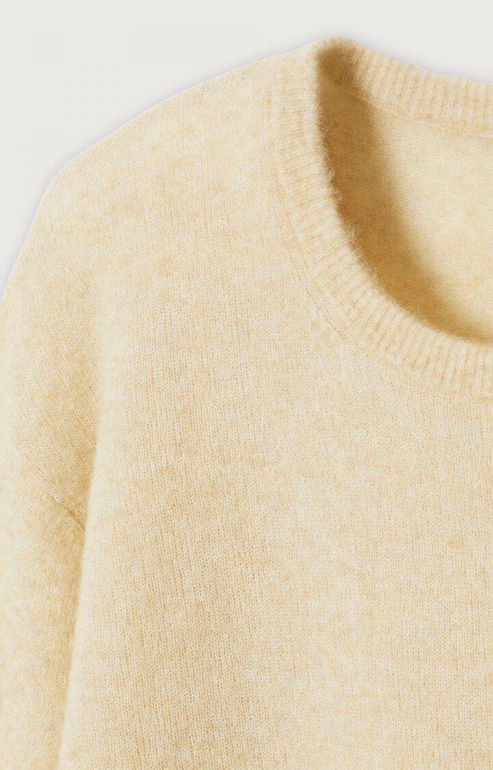 American Vintage Pull Femme Razpark - ORGEAT CHINE 46 Manches Longues Beige - H22