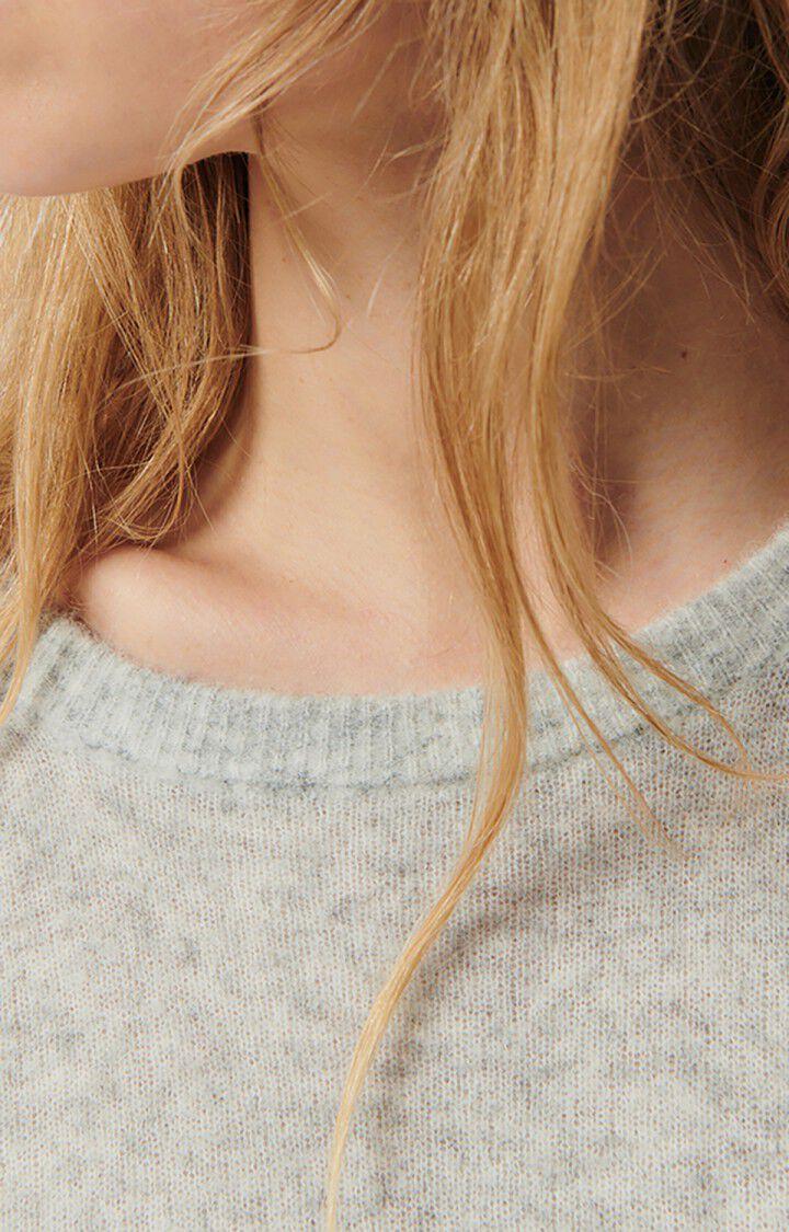 American Vintage Pull Femme Razpark - POLAIRE CHINE 46 Manches Longues Gris - E24