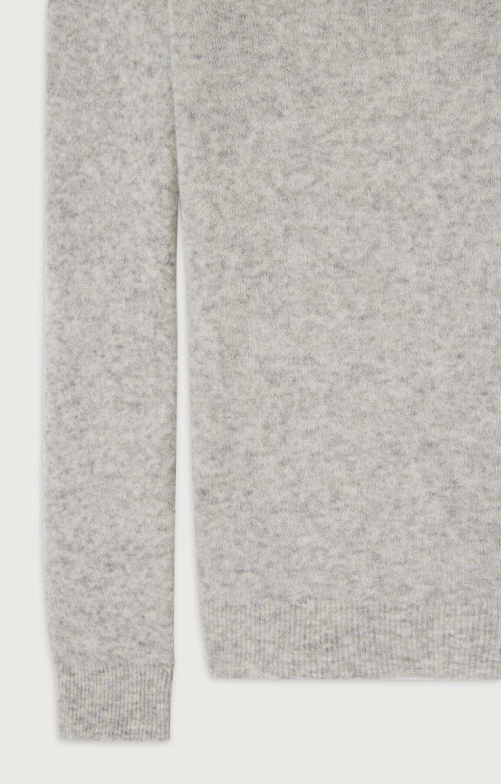 American Vintage Pull Femme Razpark - POLAIRE CHINE 64 Manches Longues Gris - H22B