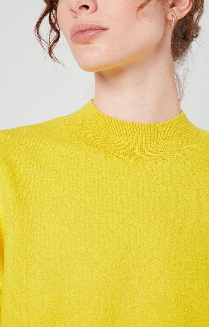 American Vintage Pull Femme Tadbow - ACACIA Manches Longues Jaune - H21