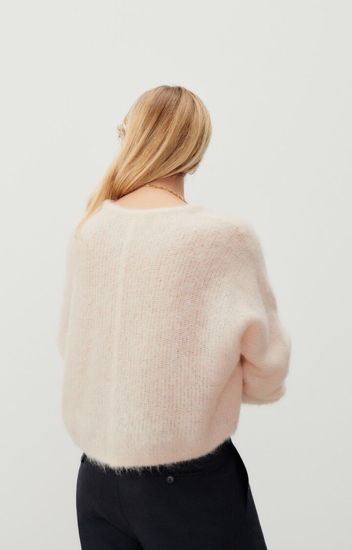American Vintage Pull Femme Tyji - BALLERINE 65 Manches Longues Rose - H23