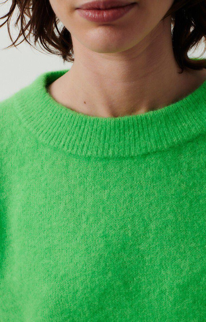 American Vintage Pull Femme Vitow - CHRYSALIDE 48 Manches Longues Vert - E24