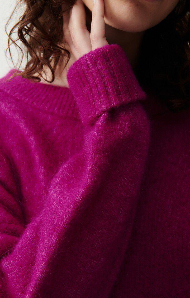 American Vintage Pull Femme Vitow - RAISIN 48 Manches Longues Violet - E24