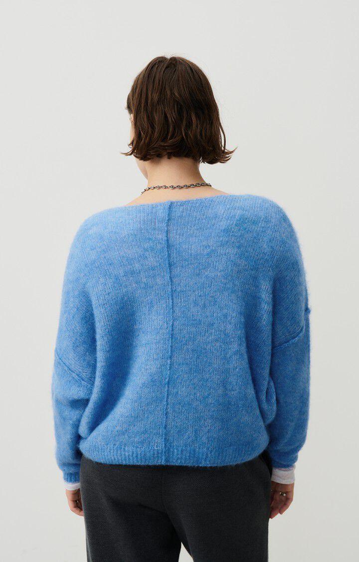American Vintage Pull Femme Yanbay - BALTIQUE CHINE 42 Manches Longues Bleu - H24