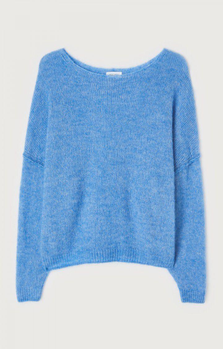 American Vintage Pull Femme Yanbay - BALTIQUE CHINE 42 Manches Longues Bleu - H24