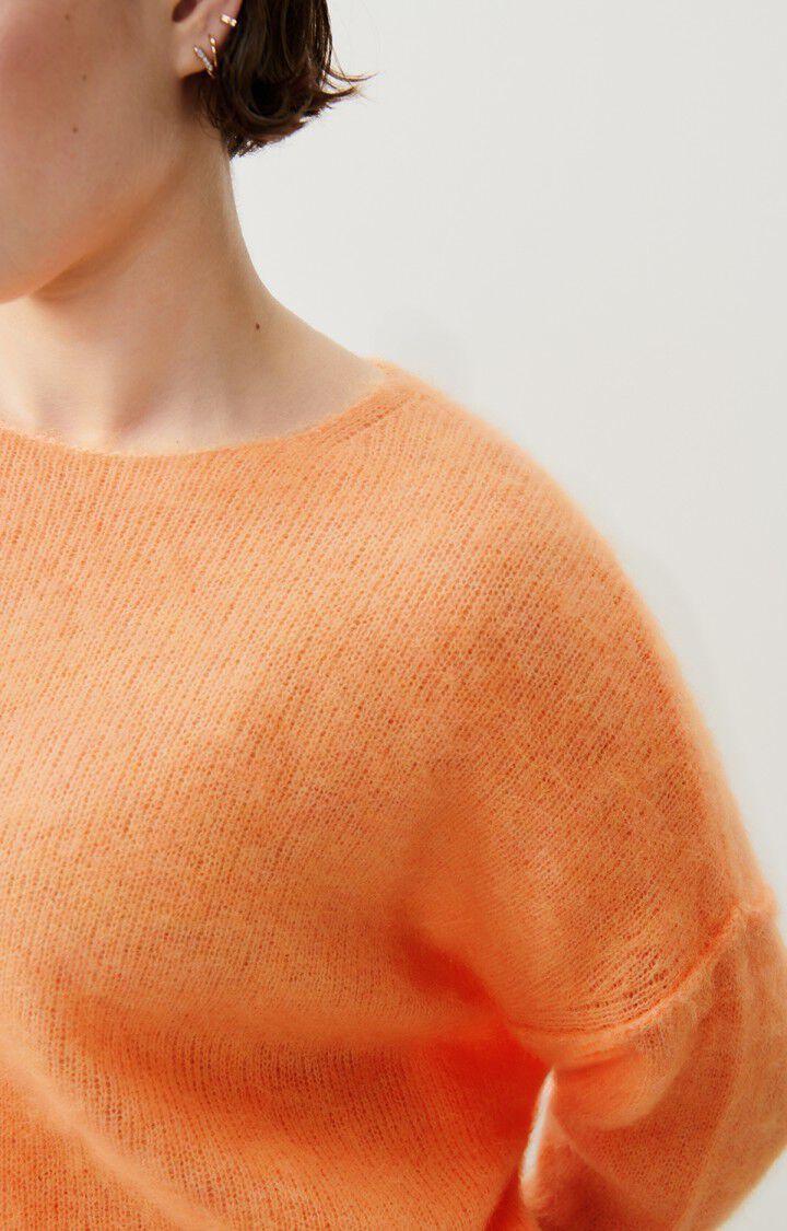 American Vintage Pull Femme Yanbay - ORANGE FLUO 42 Manches Longues Orange - H24