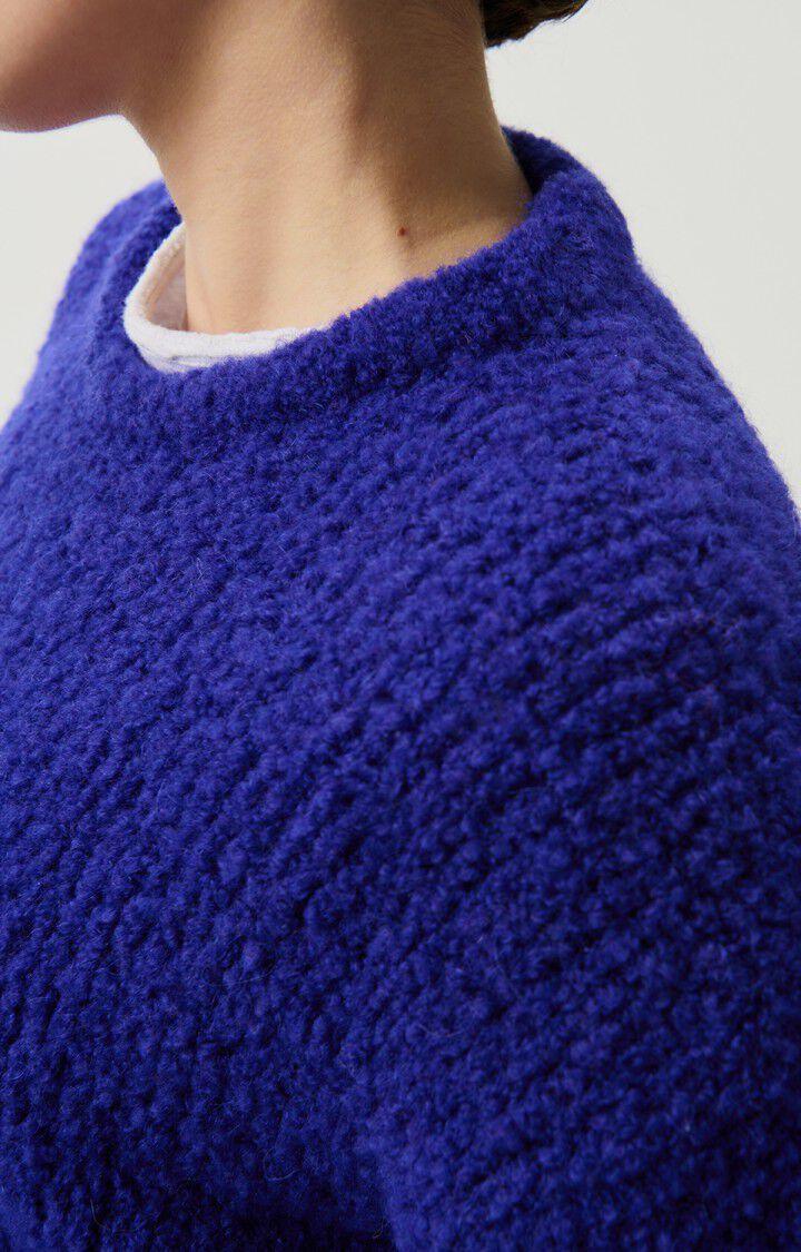 American Vintage Pull Femme Zolly - ELECTRIQUE CHINE 42 Manches Longues Bleu - H24