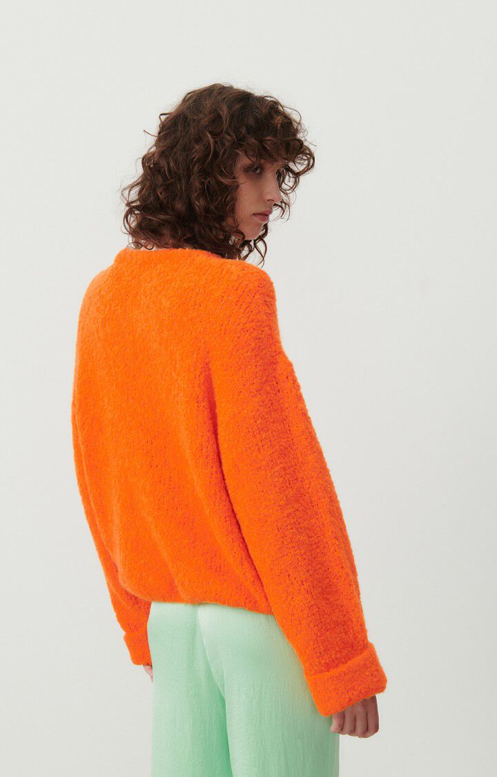 American Vintage Pull Femme Zolly - NEFLE 42 Manches Longues Orange - E24