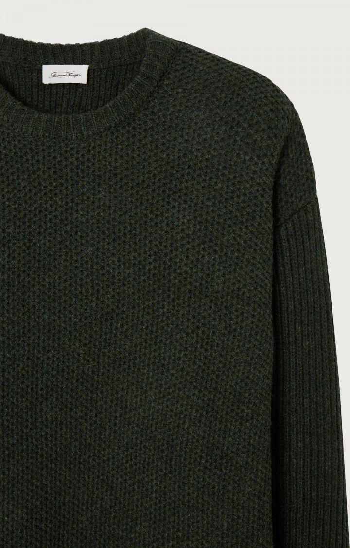 American Vintage Pull Homme Agatown - ARBRE CHINE Manches Longues Vert - H22B