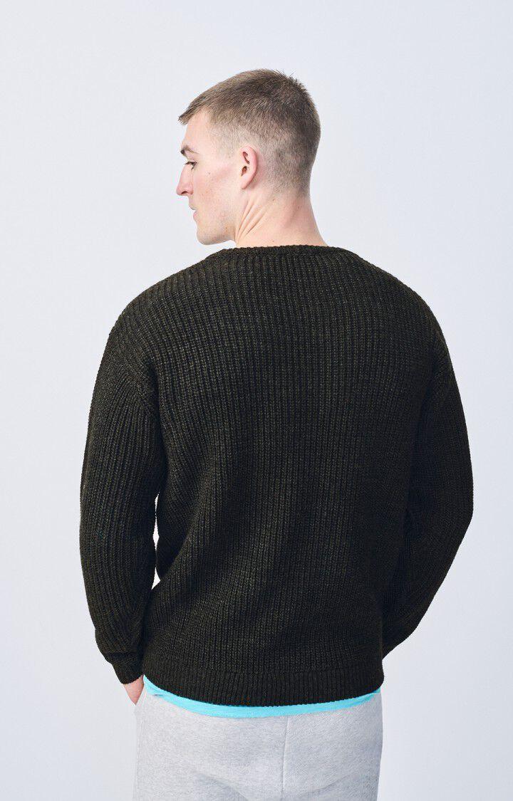 American Vintage Pull Homme Crashway - ANTHRACITE 59 Manches Longues Noir - E25