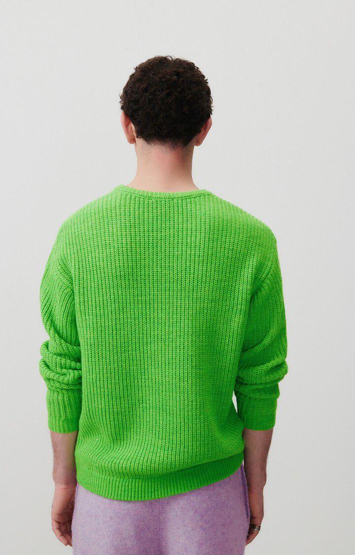 American Vintage Pull Homme Crashway - GRANNY 59 Manches Longues Vert - E24