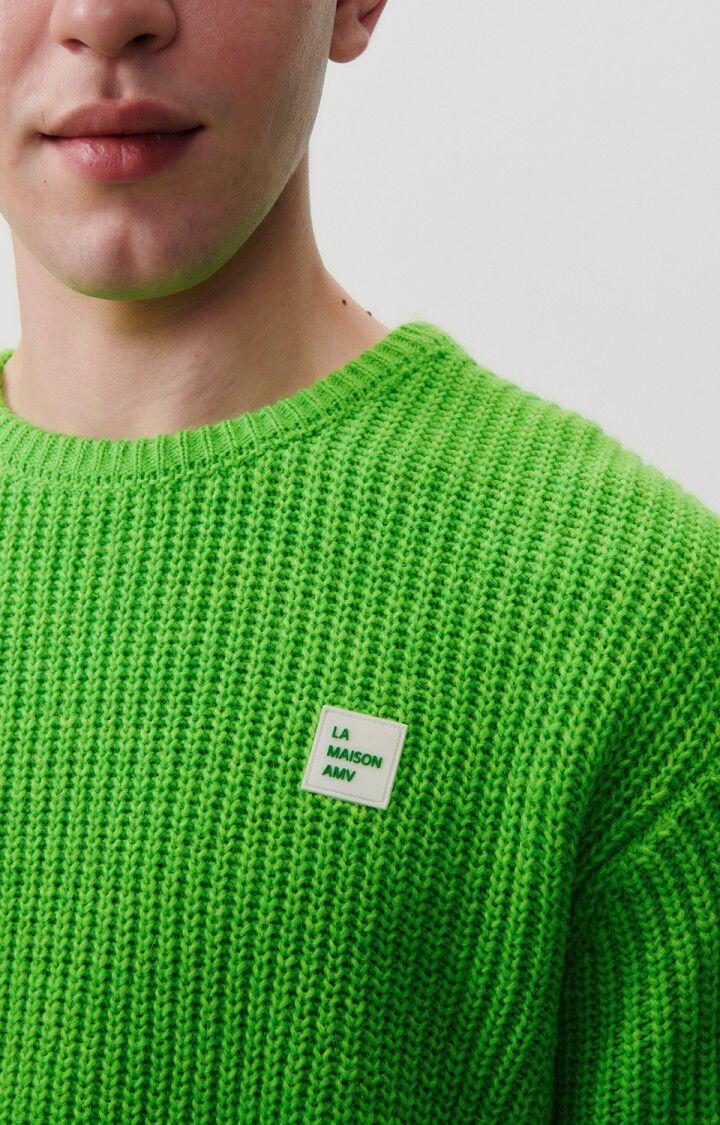 American Vintage Pull Homme Crashway - GRANNY 59 Manches Longues Vert - E24