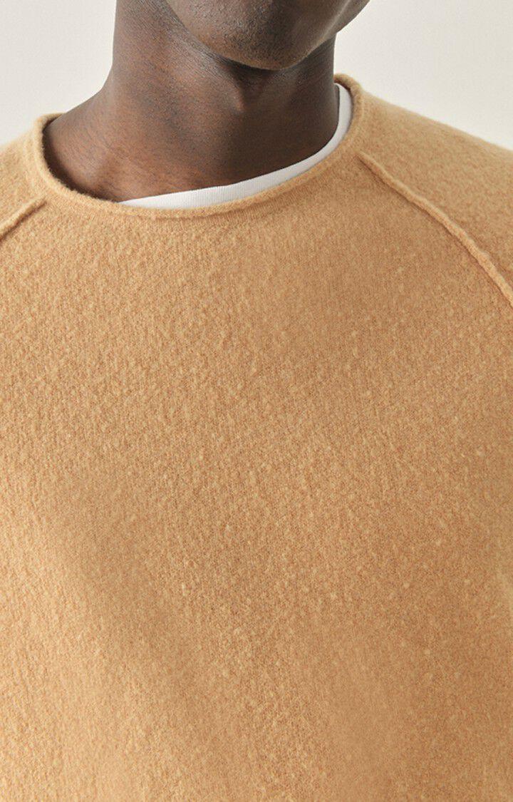 American Vintage Pull Homme Damsville - CACAHUETE 80 Manches Longues Beige - H22