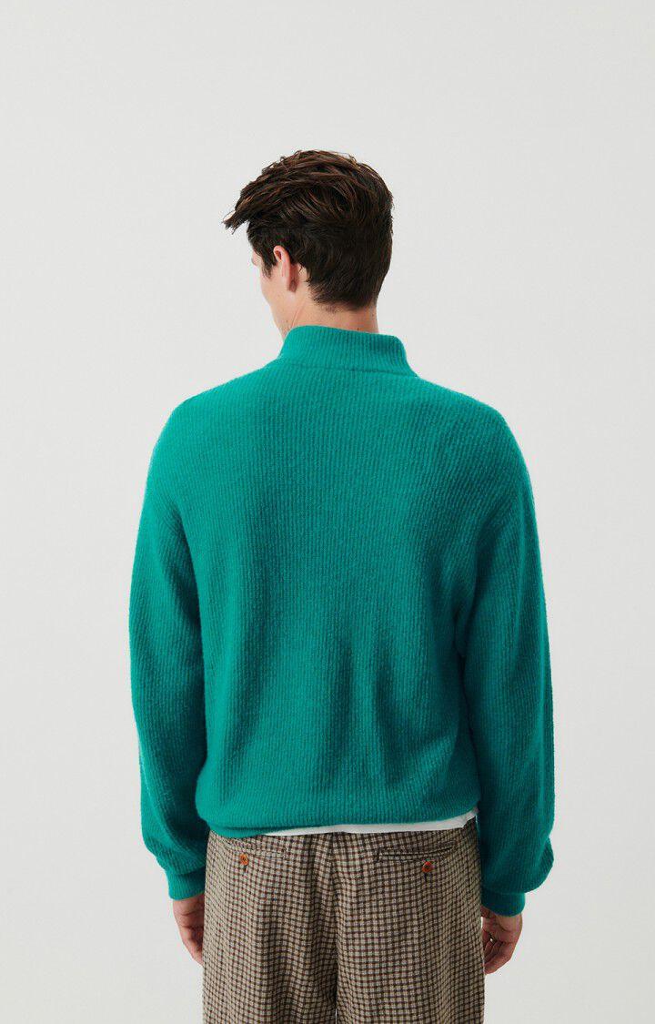 American Vintage Pull Homme Damsville - CHLOROPHYLLE CHINE 63 Manches Longues Vert - H23