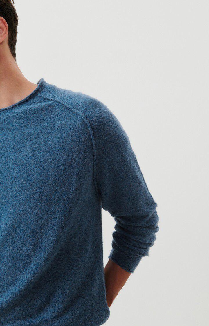 American Vintage Pull Homme Damsville - NEPTUNE MULTICHINE 80 Manches Longues Bleu - H23