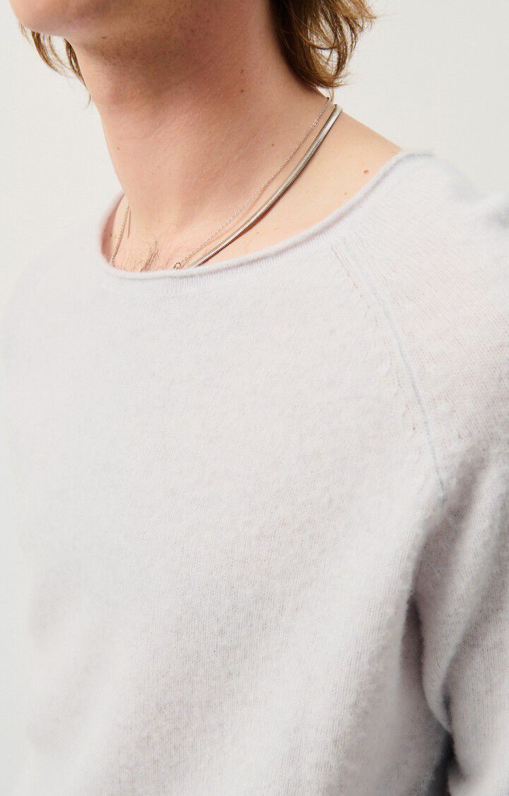 American Vintage Pull Homme Docatown - ARCTIQUE CHINE 80 Manches Longues Gris - E25