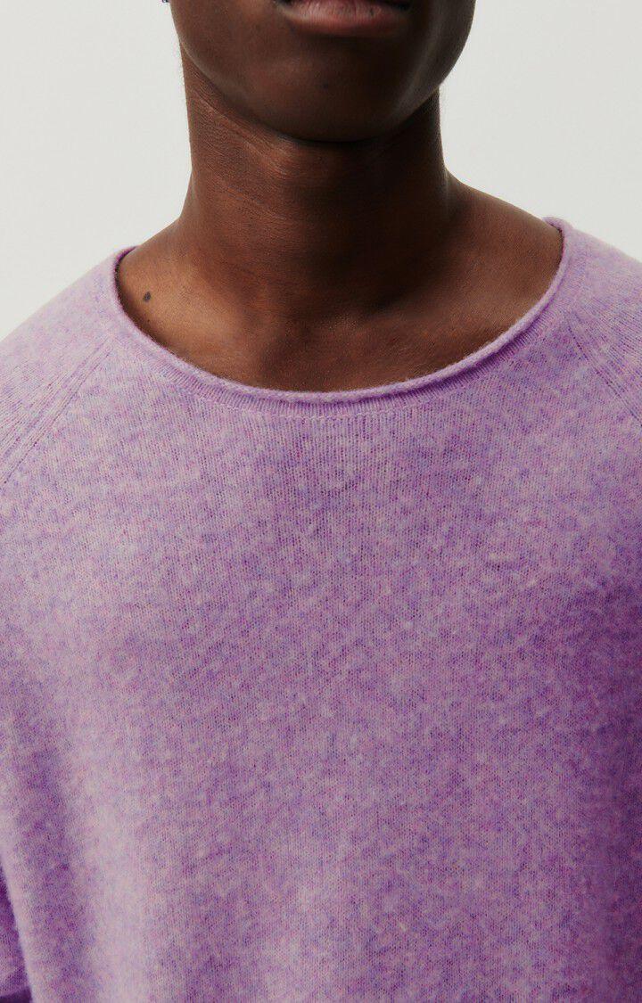 American Vintage Pull Homme Docatown - GLYCINE CHINE 80 Manches Longues Violet - E24
