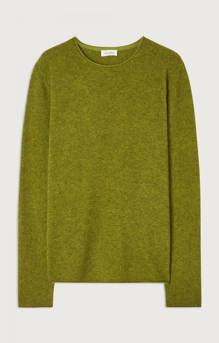 American Vintage Pull Homme Ducksbay - MARAIS CHINE 66 Manches Longues Vert - H23