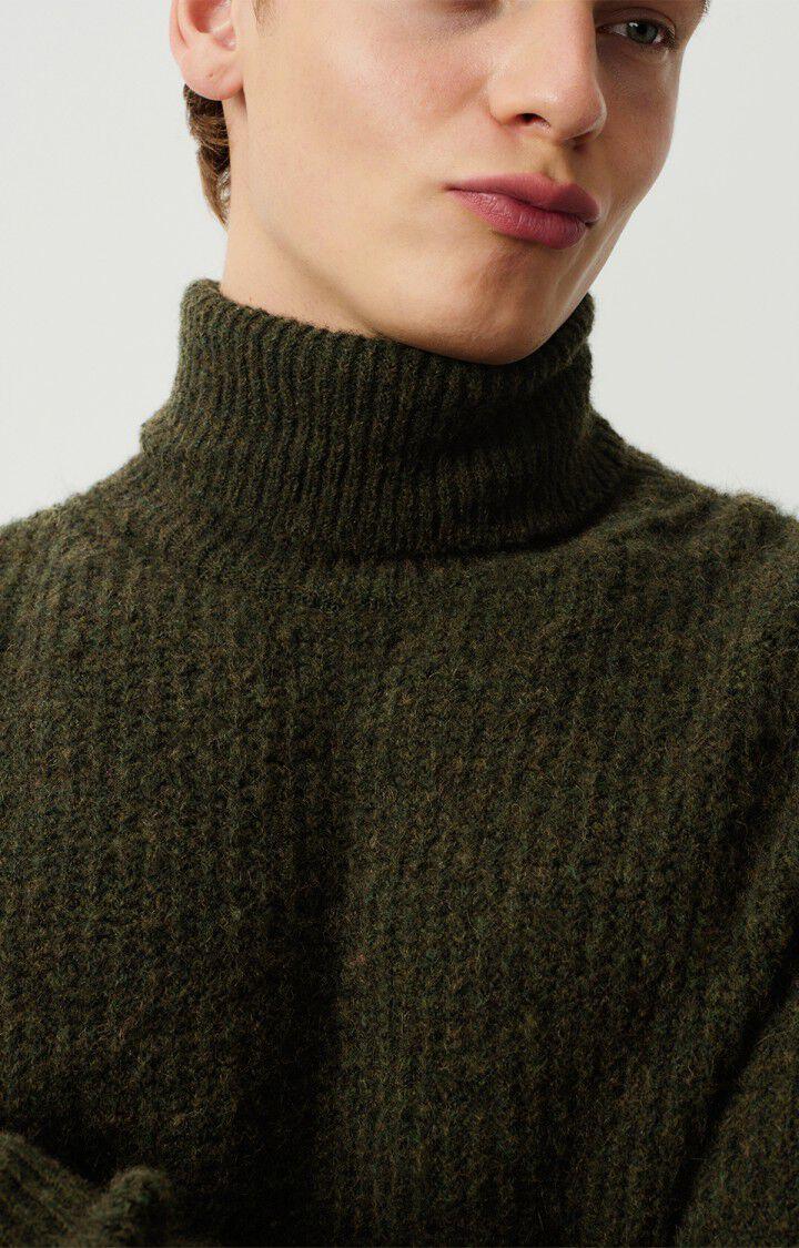 American Vintage Pull Homme East - BOTANIQUE CHINE 60 Manches Longues Vert - H24