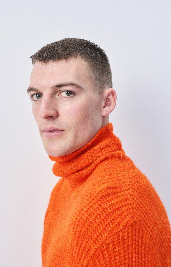 American Vintage Pull Homme East - ORANGE CHINE 60 Manches Longues Orange - H24