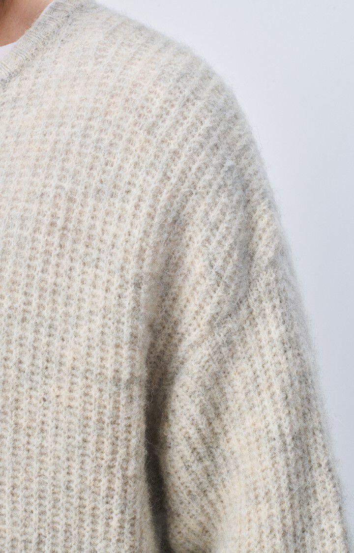 American Vintage Pull Homme East - POUDREUSE CHINE 55 Manches Longues Beige - E25