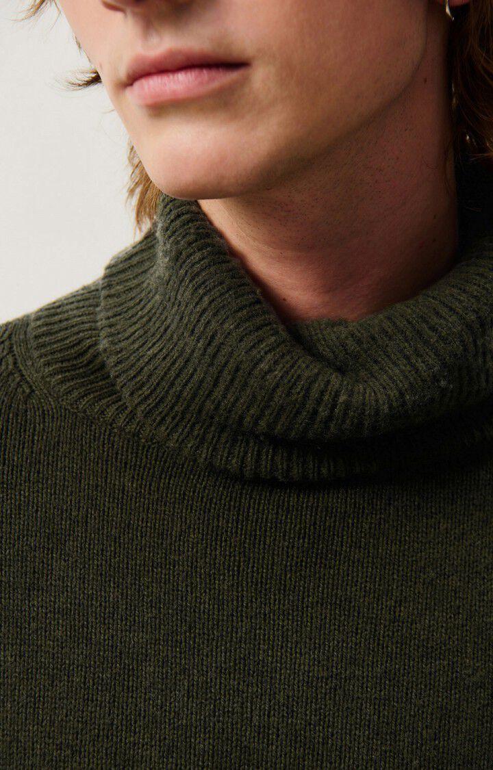 American Vintage Pull Homme Falyday - ALGUE CHINE NOIR 66 Manches Longues Vert - H24