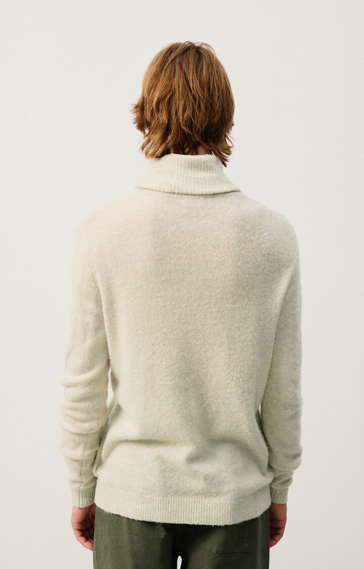 American Vintage Pull Homme Falyday - BISCUIT CHINE 66 Manches Longues Beige - H24