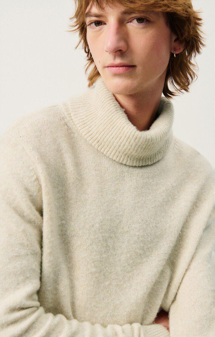 American Vintage Pull Homme Falyday - BISCUIT CHINE 66 Manches Longues Beige - H24