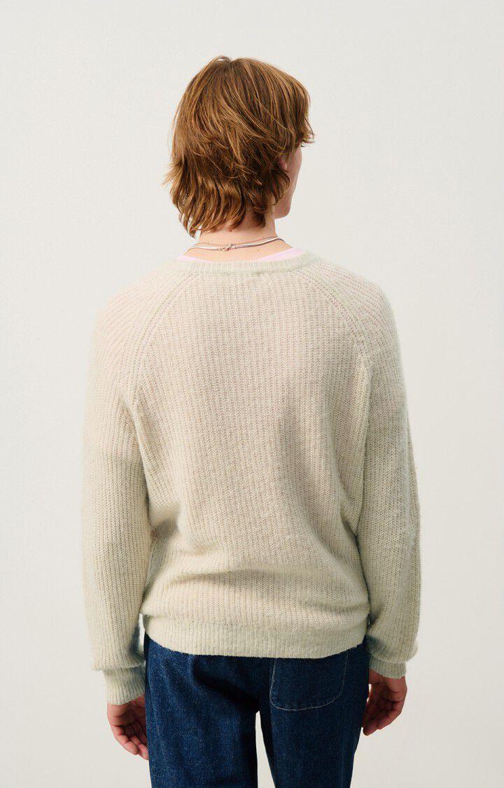 American Vintage Pull Homme Falyday - BISCUIT CHINE 80 Manches Longues Beige - E25