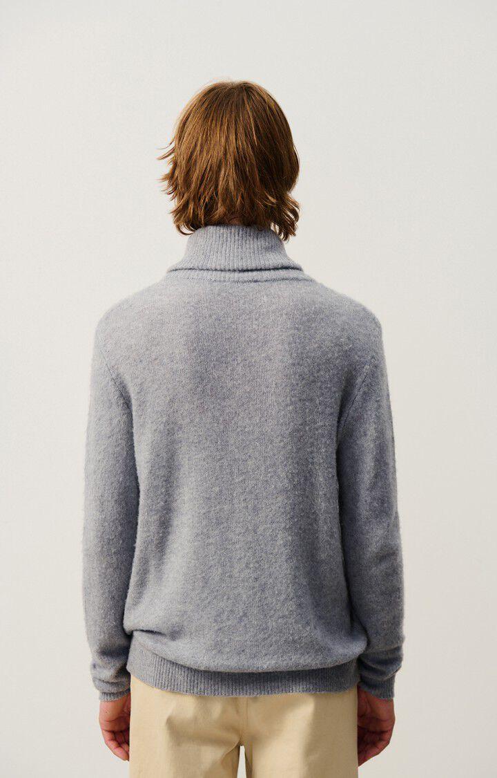 American Vintage Pull Homme Falyday - GRIS CHINE 66 Manches Longues Gris - H24