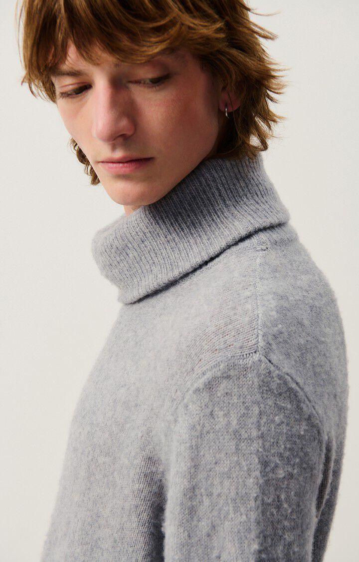 American Vintage Pull Homme Falyday - GRIS CHINE 66 Manches Longues Gris - H24