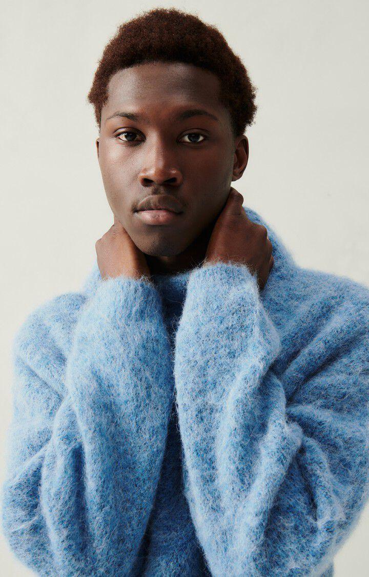 American Vintage Pull Homme Foubay - FJORD MULTICHINE 59 Manches Longues Bleu - H23