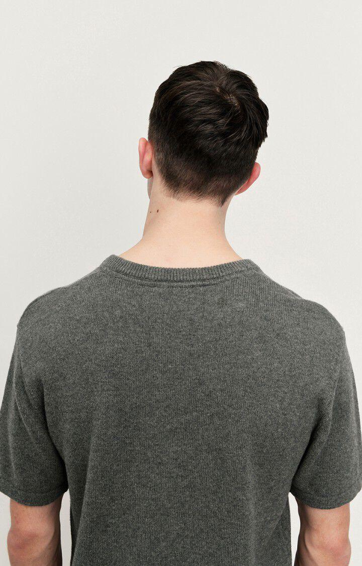 American Vintage Pull Homme Kezistreet - ANTHRACITE CHINE Gris - E22