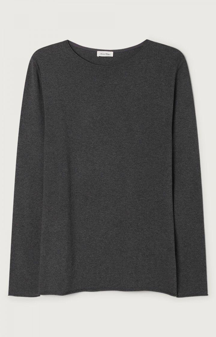 American Vintage Pull Homme Marcel - ANTHRACITE CHINE 69 Manches Longues Gris - E25
